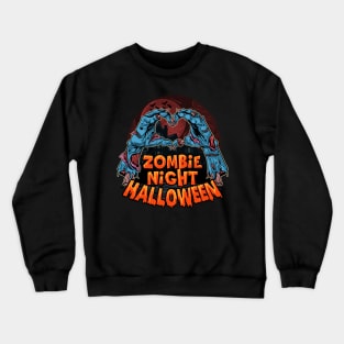 Zombie Hands Halloween Crewneck Sweatshirt